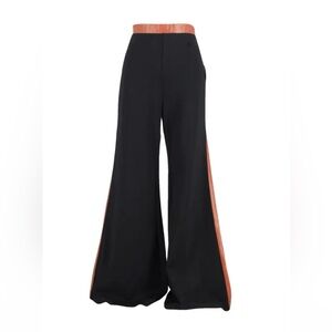 STAUD / Milo Pants / Black with Brown Trim / Size M
